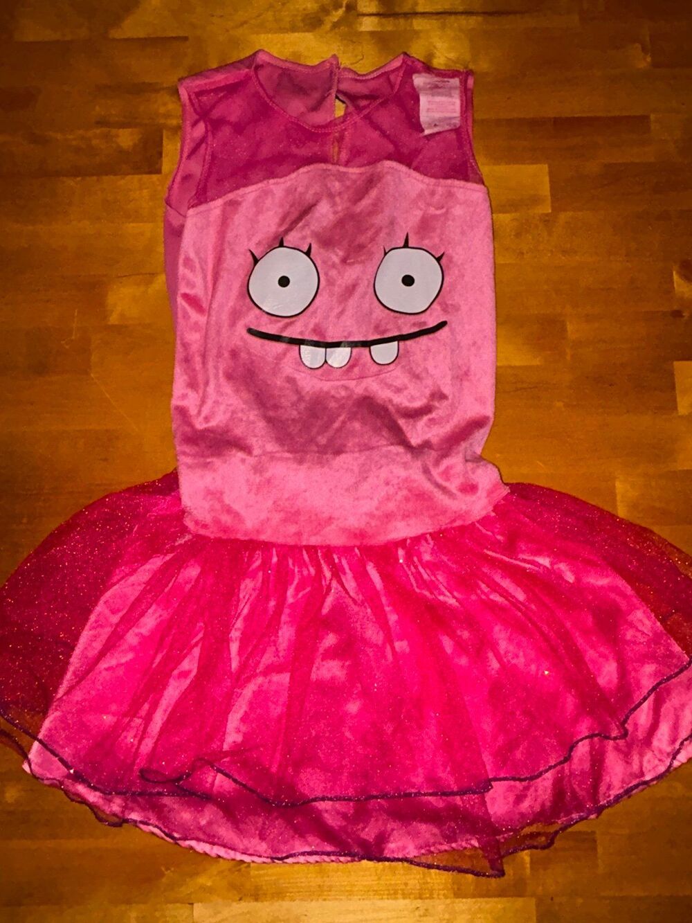 Girls Rubies Brand Ugly Dolls Pink One Piece Tutu Costume Size Medium